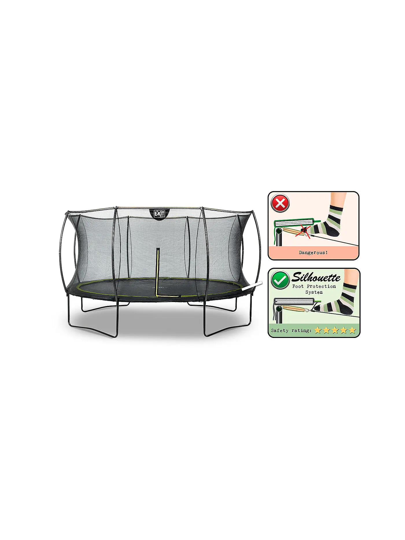 EXIT TOYS | Silhouette Trampolin 427cm | 